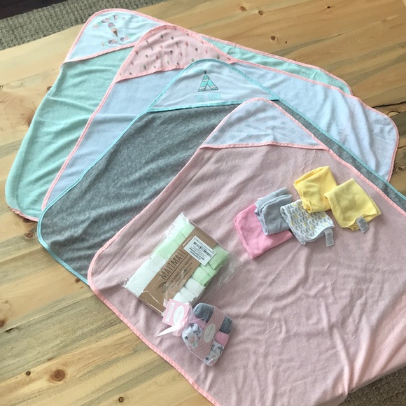 baby towels and washcloths